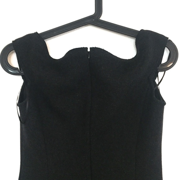 NWT Theory Charcoal Melange heavy wool twill dress - Picture 10 of 12